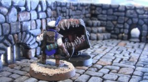Marius Burrowell and Mocking Beast by Reaper Miniatures